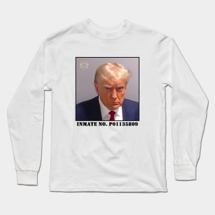 Trump mugshot Long Sleeve T-Shirt